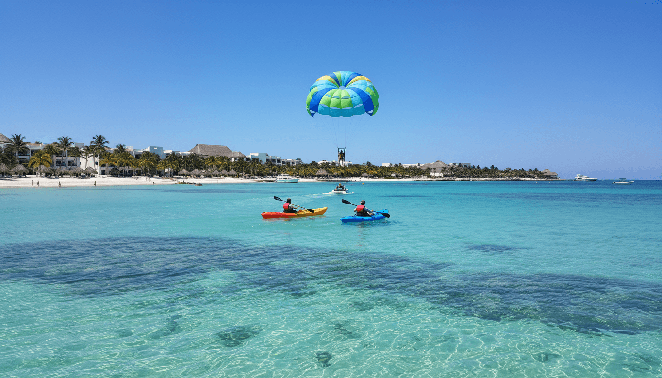 Actividades acuáticas en Puerto Aventuras